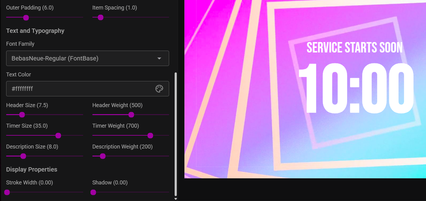 Resolution Independent Visual Units Configuration